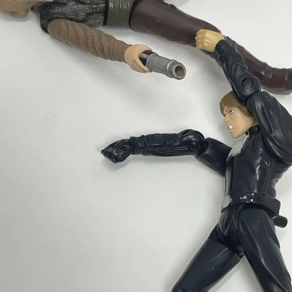 Star Wars Luke Skywalker Figure Lot Han Solo Obi-Wan‎ Anakin 3.75 Hasbro Kenner
